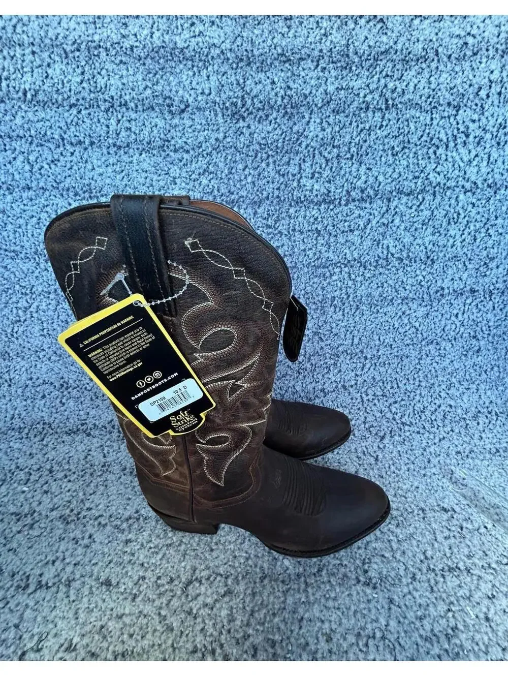 Dan Post Men’s Western Boots – Bay Apache – Round Toe – Size 10D New in Box